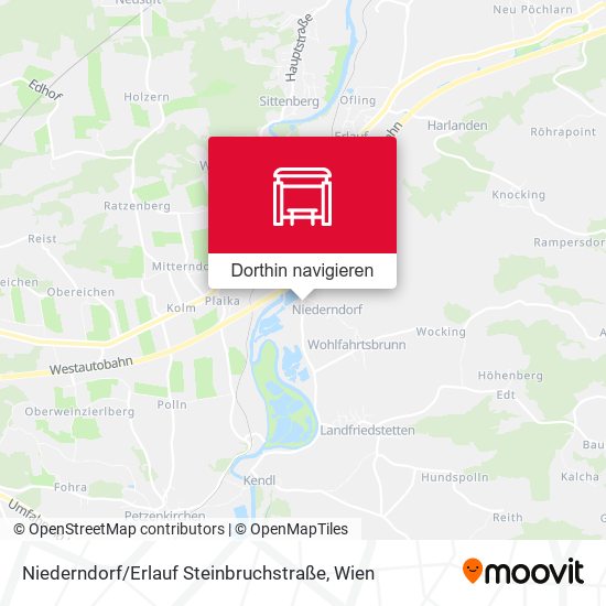 Niederndorf / Erlauf Steinbruchstraße Karte