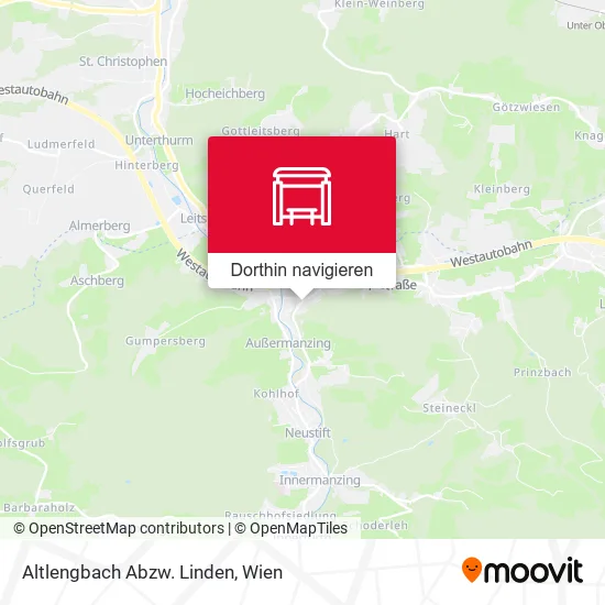 Altlengbach Abzw. Linden Karte