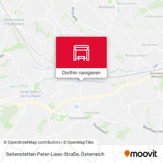 Seitenstetten Peter-Lisec-Straße Karte