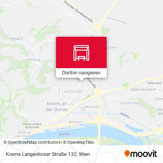 Krems Langenloiser Straße 132 Karte