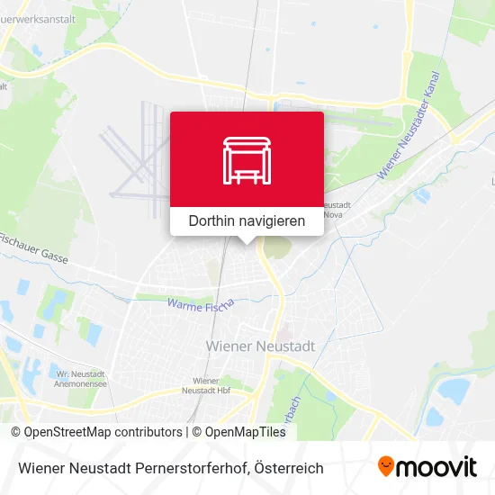 Wiener Neustadt Pernerstorferhof Karte