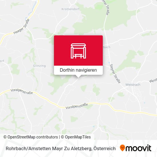 Rohrbach / Amstetten Mayr Zu Aletzberg Karte