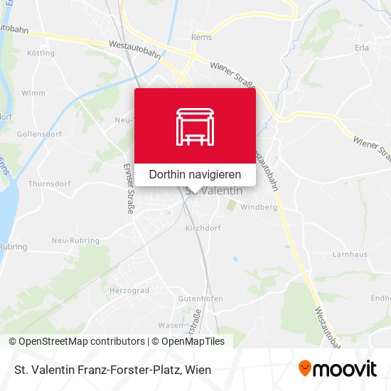 St. Valentin Franz-Forster-Platz Karte