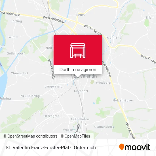 St. Valentin Franz-Forster-Platz Karte