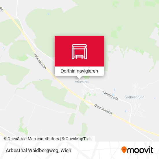 Arbesthal Waidbergweg Karte