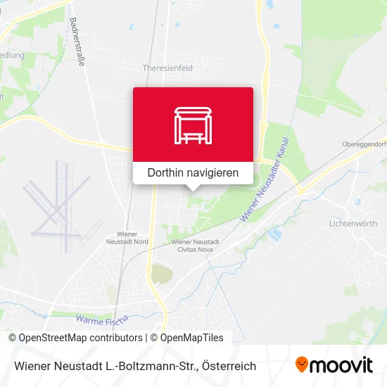 Wiener Neustadt L.-Boltzmann-Str. Karte