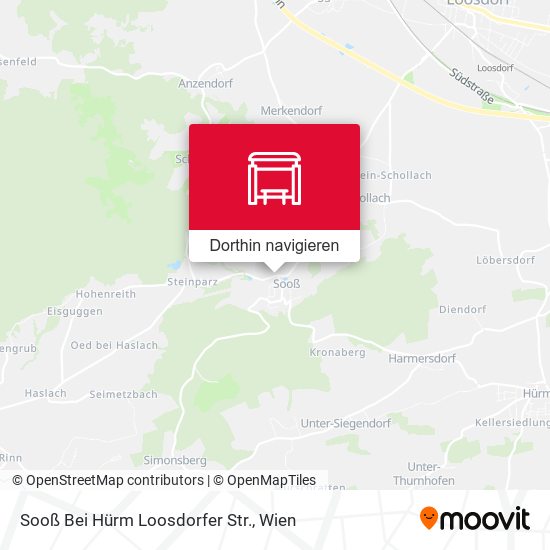 Sooß Bei Hürm Loosdorfer Str. Karte