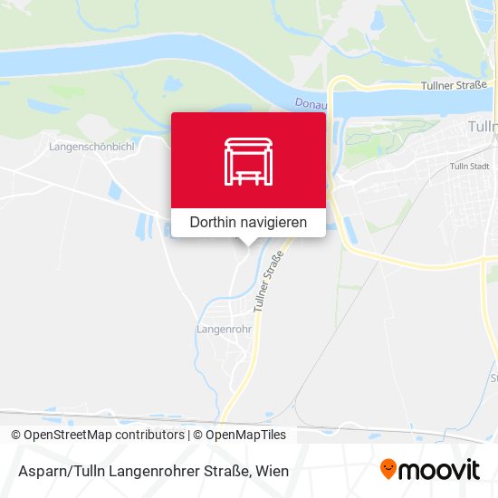 Asparn / Tulln Langenrohrer Straße Karte