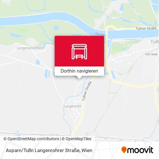 Asparn / Tulln Langenrohrer Straße Karte