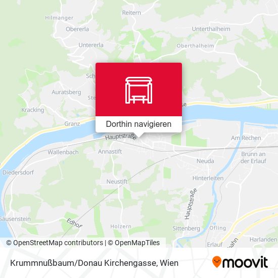 Krummnußbaum / Donau Kirchengasse Karte