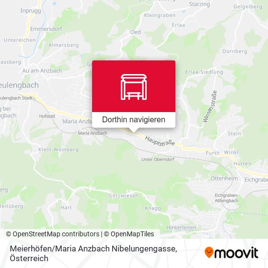 Meierhöfen / Maria Anzbach Nibelungengasse Karte