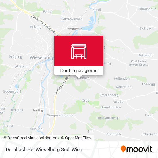 Dürnbach Bei Wieselburg Süd Karte