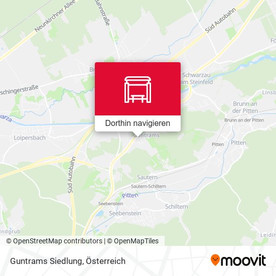 Guntrams Siedlung Karte