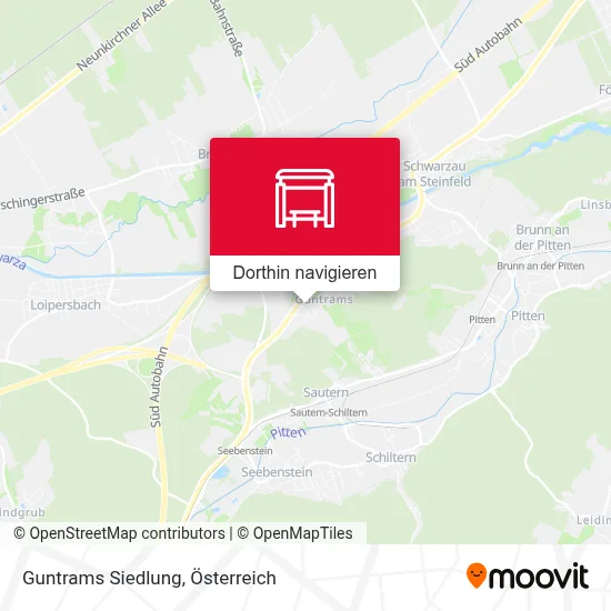 Guntrams Siedlung Karte
