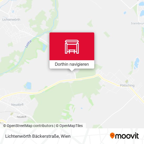 Lichtenwörth Bäckerstraße Karte