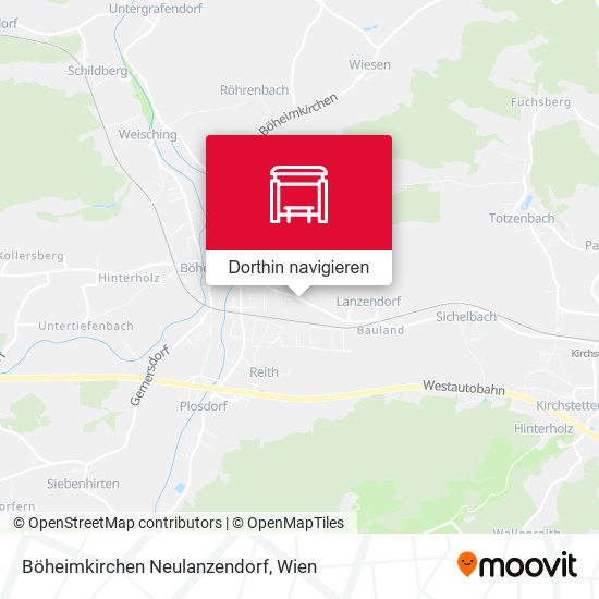 Böheimkirchen Neulanzendorf Karte