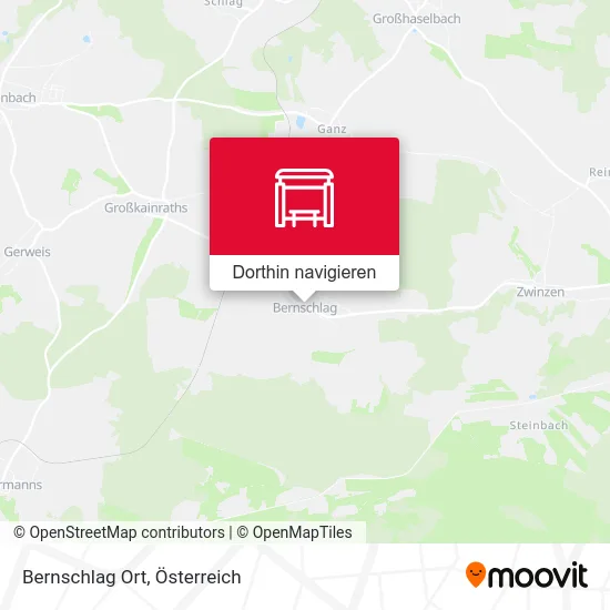 Bernschlag Ort Karte