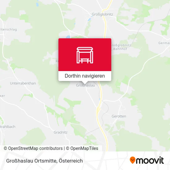 Großhaslau Ortsmitte Karte