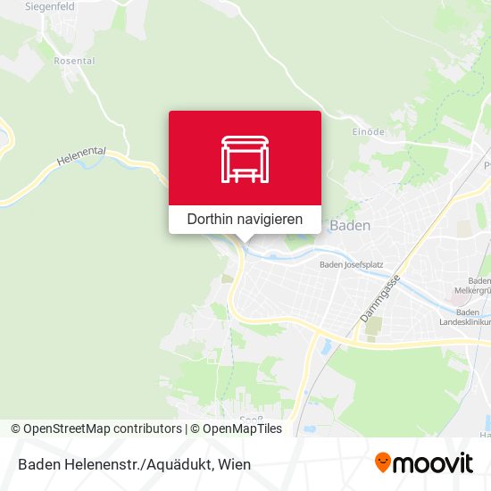Baden Helenenstr./Aquädukt Karte
