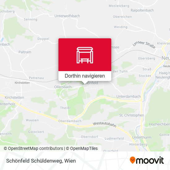 Schönfeld Schüldenweg Karte