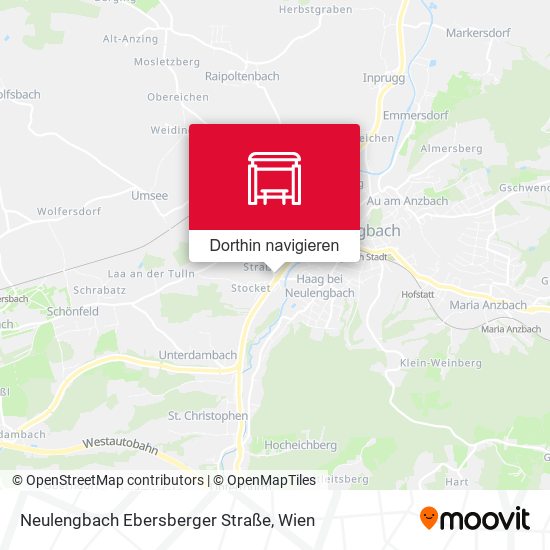 Neulengbach Ebersberger Straße Karte