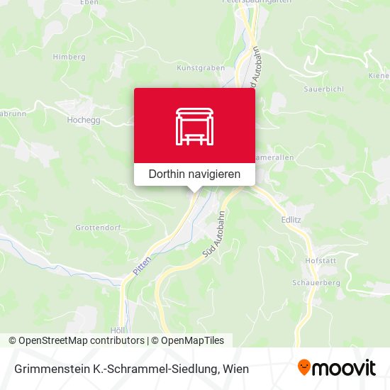 Grimmenstein K.-Schrammel-Siedlung Karte