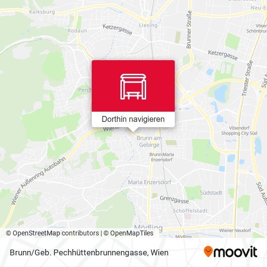 Brunn / Geb. Pechhüttenbrunnengasse Karte