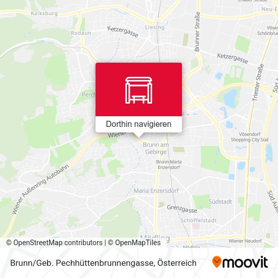 Brunn / Geb. Pechhüttenbrunnengasse Karte