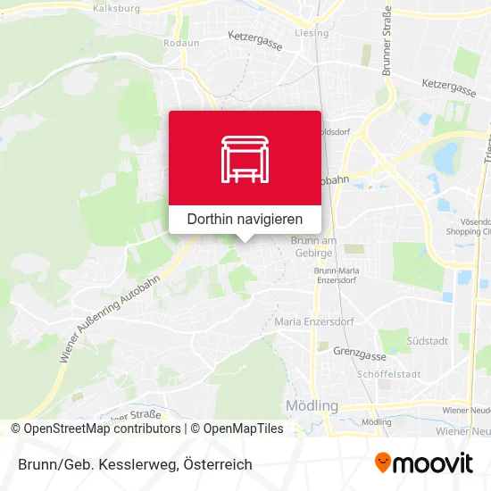 Brunn/Geb. Kesslerweg Karte