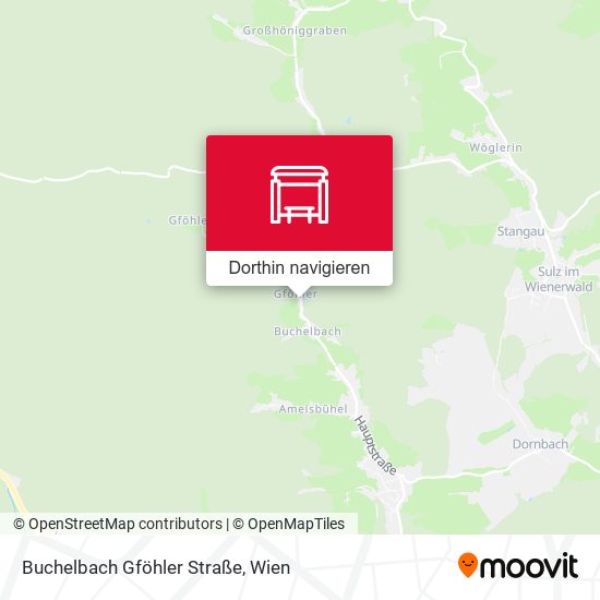 Buchelbach Gföhler Straße Karte