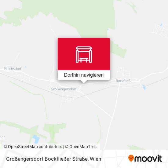Großengersdorf Bockfließer Straße Karte