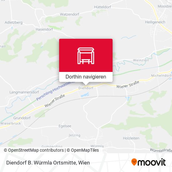 Diendorf B. Würmla Ortsmitte Karte