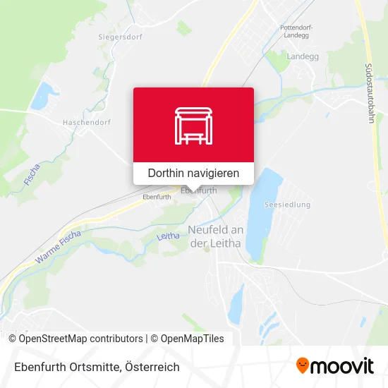 Ebenfurth Ortsmitte Karte