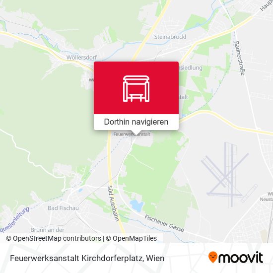 Feuerwerksanstalt Kirchdorferplatz Karte
