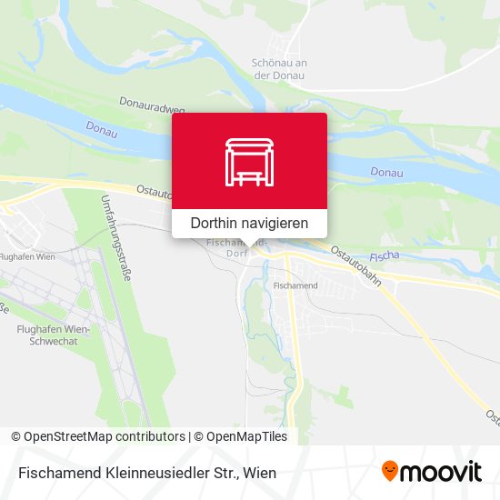 Fischamend Kleinneusiedler Str. Karte