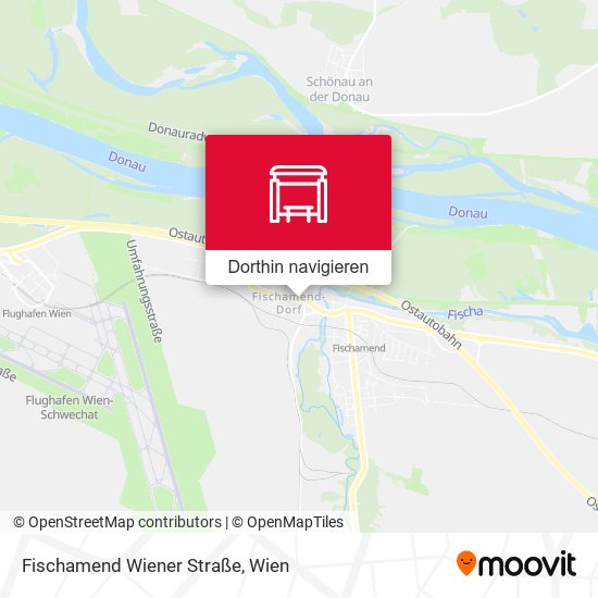 Fischamend Wiener Straße Karte