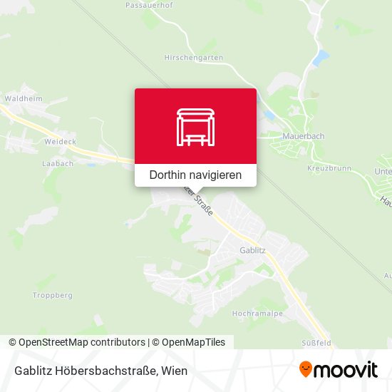 Gablitz Höbersbachstraße Karte