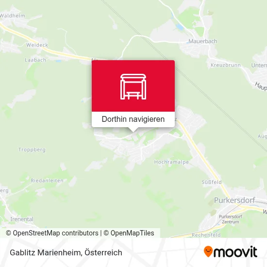 Gablitz Marienheim Karte