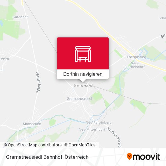 Gramatneusiedl Bahnhof Karte