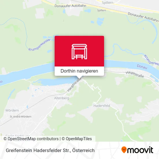 Greifenstein Hadersfelder Str. Karte