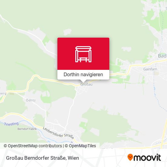 Großau Berndorfer Straße Karte