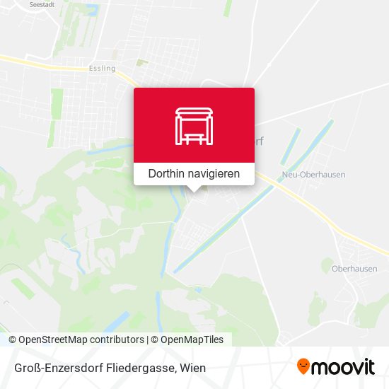 Groß-Enzersdorf Fliedergasse Karte
