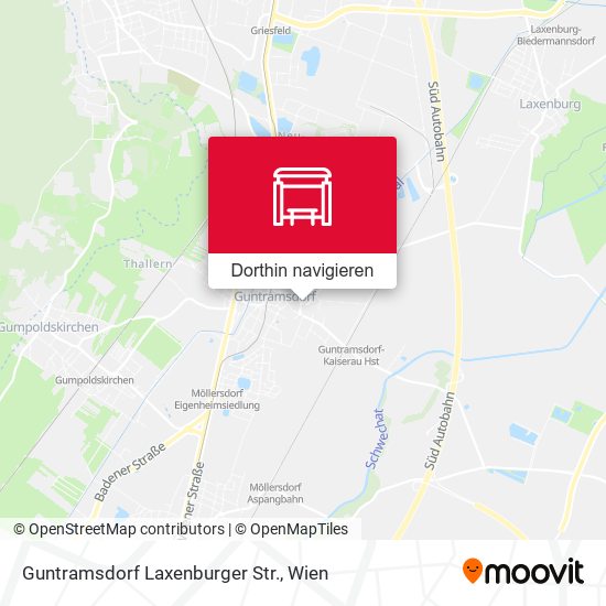 Guntramsdorf Laxenburger Str. Karte