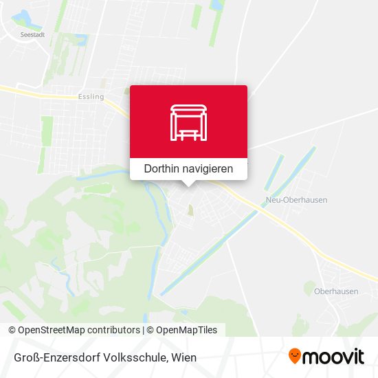 Groß-Enzersdorf Volksschule Karte