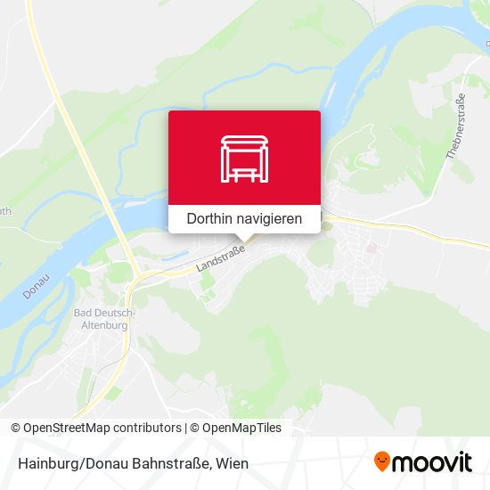 Hainburg/Donau Bahnstraße Karte