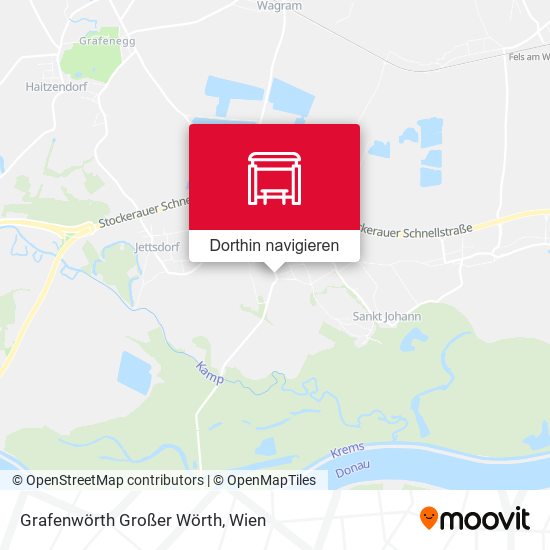 Grafenwörth Großer Wörth Karte
