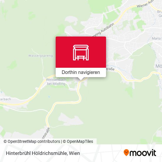 Hinterbrühl Höldrichsmühle Karte