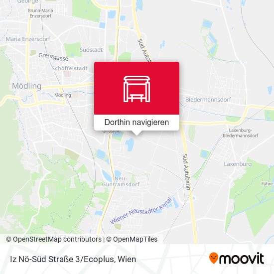 Iz Nö-Süd Straße 3/Ecoplus Karte