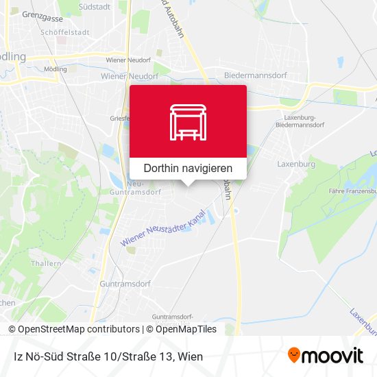 Iz Nö-Süd Straße 10/Straße 13 Karte