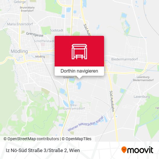 Iz Nö-Süd Straße 3/Straße 2 Karte